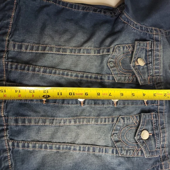 TRUE RELIGION Jean Jacket Blue DenimSkinny Girls Tween Size Large